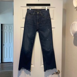 High rise flare bell bottom jeans